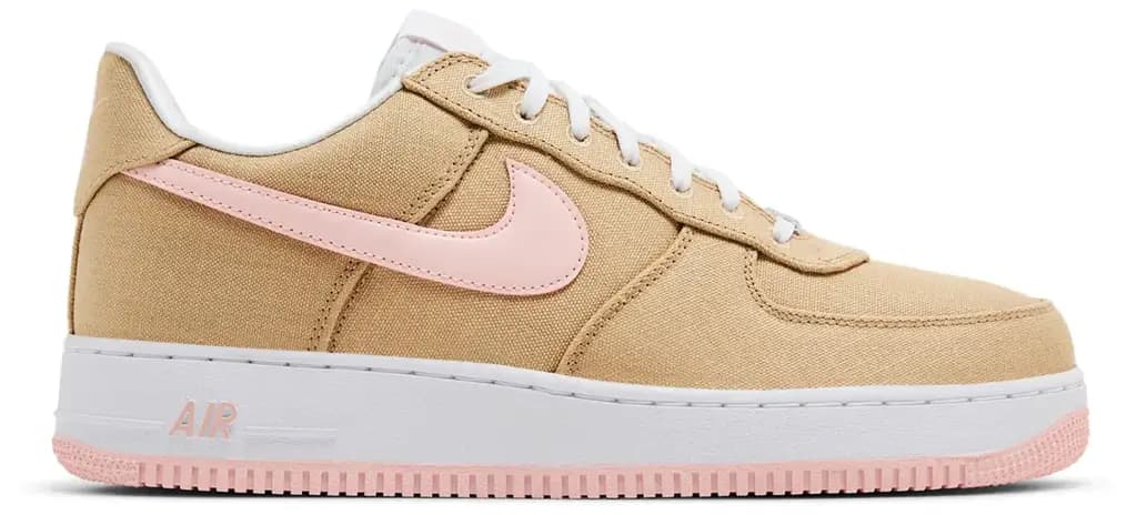 NIKE AIR FORCE 1 RETRO LL QS TRAINERS - LINEN/ATMOSPHERE — (hv2021-200)