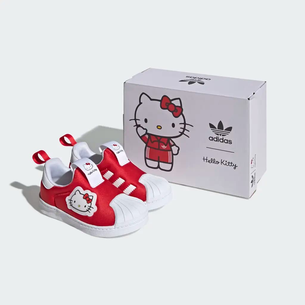 ADIDAS ORIGINALS x HELLO KITTY INFANTS SUPERSTAR 360 TRAINERS — (GY9213)