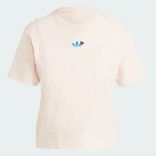 ADIDAS ORIGINALS WOMENS X HELLO KITTY T-SHIRT — (ij0679)