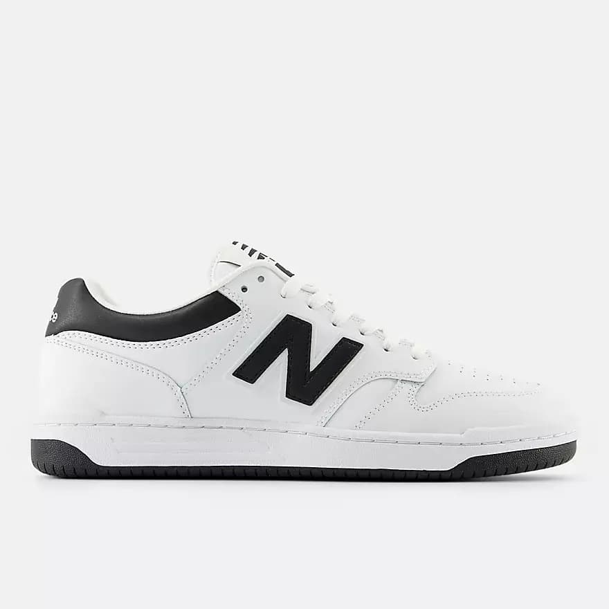 NEW BALANCE 480 TRAINERS - WHITE/GRAPHITE — (bb480lwe)