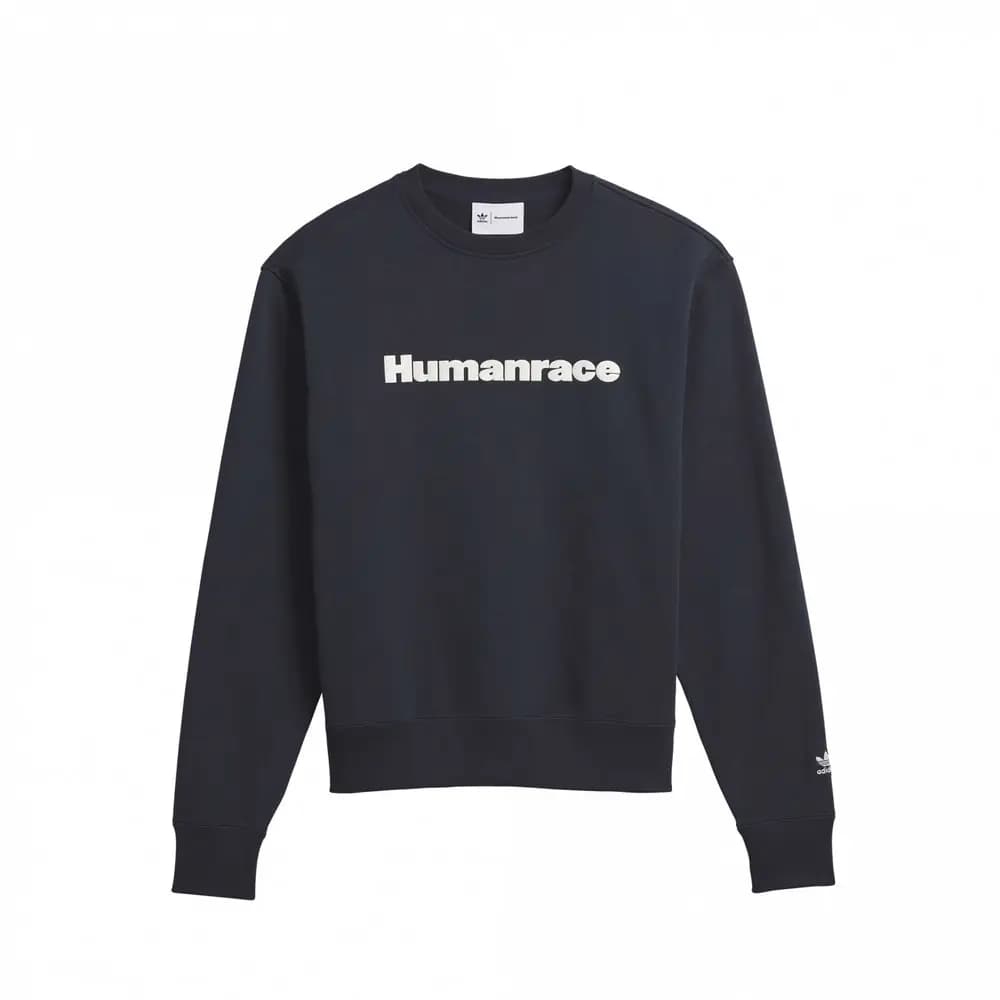 ADIDAS X PHARRELL WILLIAMS HUMANRACE BASICS CREW SWEATSHIRT — (hs4831)