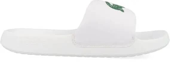 LACOSTE SERVE SLIDE 1.0 - WHITE/GREEN — (745cma0002082)