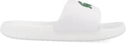 LACOSTE SERVE SLIDE 1.0 - WHITE/GREEN — (745cma0002082)