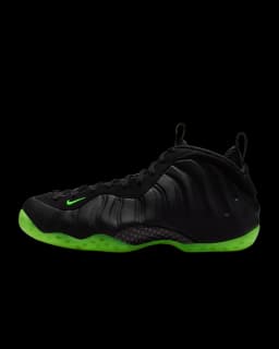 NIKE AIR FOAMPOSITE ONE TRAINERS - BLACK/VOLT — (hf2902-001)