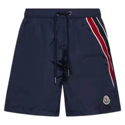MONCLER TRICOL STRIPE SWIM SHORT - NAVY — (2c00006-53326-778)