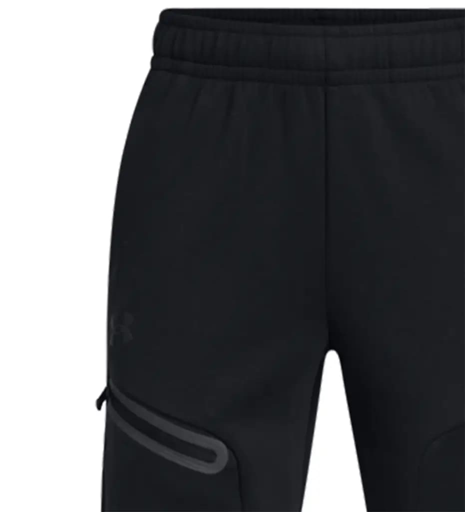 UNDER ARMOUR UNSTOPPABLE FLC JOGGER - BLACK — (1386689-001)