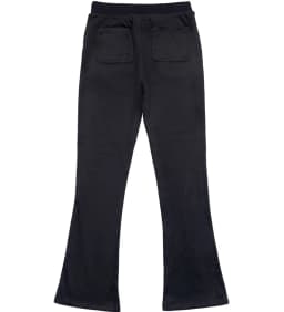 JUICY COUTURE Diamante Velour Bootcut Jogger - Jet Black — (jbx6359-102)