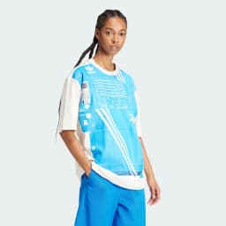 ADIDAS ORIGINALS X KSENIASCHNAIDER DECONSTRUCTED BOX TEE — (iu2462)