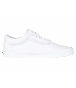VANS WOMENS OLD CKOOL TRAINERS - True White — (vn000d3hw001)