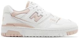 NEW BALANCE WOMENS 550 TRAINERS - White/Baby Pink/White — (bbw550bp)