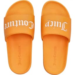 JUICY COUTURE CARMEN COLLEGIATE SLIDER - Papaya — (jcfyl124029-610)