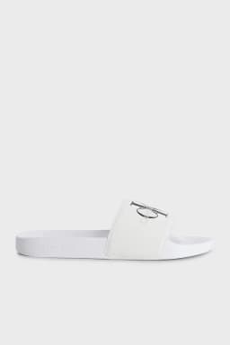 Calvin Klein CLAVIN KLEIN WOMENS SLIDERS - White — (yw0yw00103ybr)