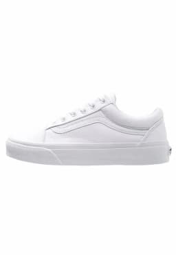 VANS WOMENS OLD CKOOL TRAINERS - True White — (vn000d3hw001)