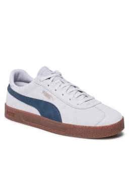 PUMA CLUB TRAINERS - GLACIAL GREY/DARK NIGHT/PUMA GOLD
