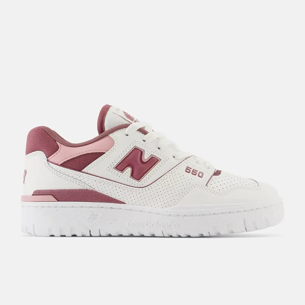 NEW BALANCE 550 - SEA SALT/RED/PINK
