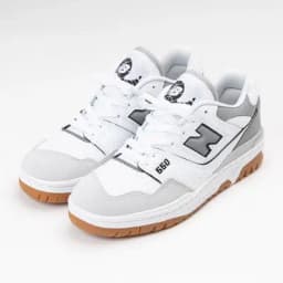 NEW BALANCE 550 TRAINERS - WHITE/SLATE GREY