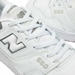 NEW BALANCE 550 TRAINERS - WHITE/GREY