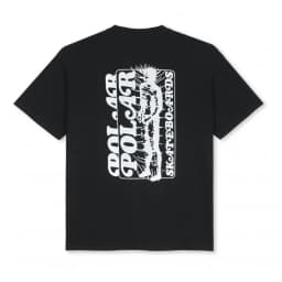 POLAR SKATE CO FIELDS T-SHIRT - BLACK