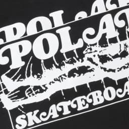 POLAR SKATE CO FIELDS T-SHIRT - BLACK