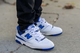 NEW BALANCE 550 - WHITE/BLUE/BLACK