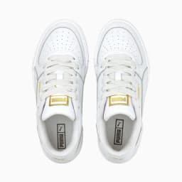 PUMA JNR CA PRO - WHITE/HARBOUR MIST/GOLD