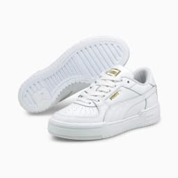 PUMA JNR CA PRO - WHITE/HARBOUR MIST/GOLD