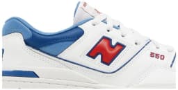 NEW BALANCE JNR 550 - WHITE RED BLUE