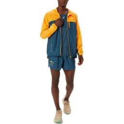 ASICS FUJITRAIL ALL OVER PRINT 5IN SHORT MEN  - MAGNETIC BLUE/PERFORMANCE BLACK