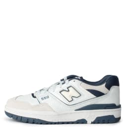NEW BALANCE 550 TRAINERS - WHITE/NAVY