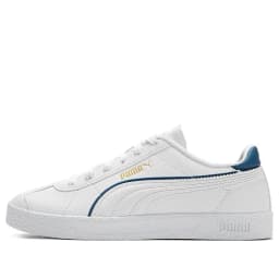 PUMA CLUB - WHITE/LAKE BLU/GOLD