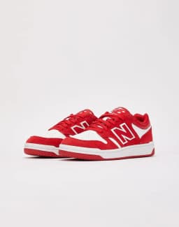NEW BALANCE JNR 480-RED WHITE - RED WHITE