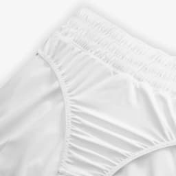 NIKE W ONE SWSH MR SHORT - WHITE/BLACK