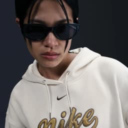 NIKE W NSW PHNX FLC HDY TRND - PHANTOM