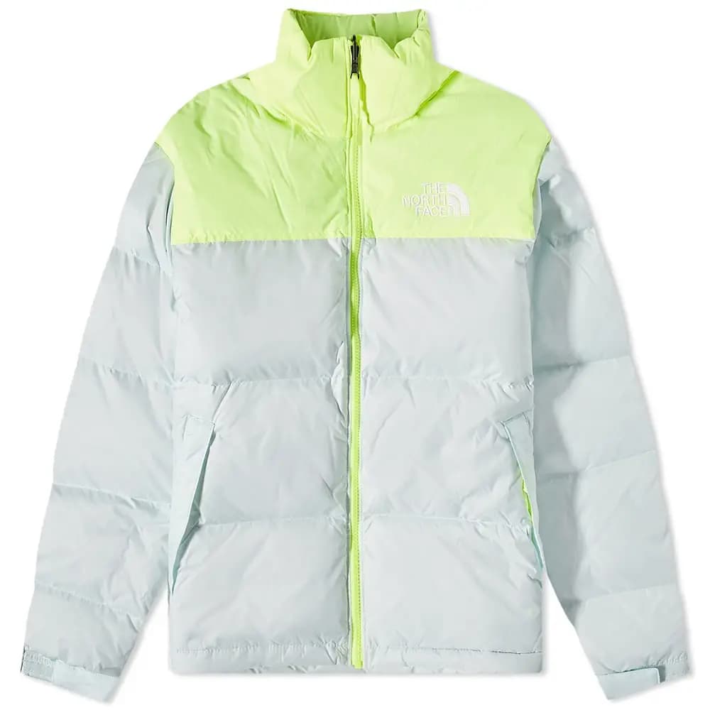 THE NORTH FACE 1996 RETRO NUPTSE JACKET - SKYLIGHT BLUE/LED YEL -  SKYLIGHT BLUE/LED YEL