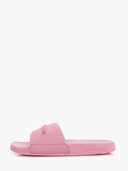 JUICY COUTURE BREANNA EMBOSSED SLIDE - CHERRY BLOSSOM