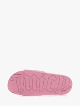 JUICY COUTURE BREANNA EMBOSSED SLIDE - CHERRY BLOSSOM