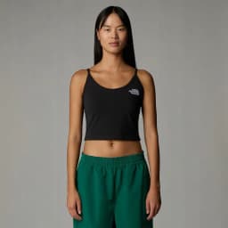 THE NORTH FACE TNF SIMPLE DOME CROPPED CAMI TOP - TNF BLACK