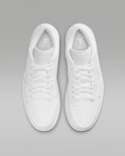 JORDAN AJ1 LOW - WHITE/WHITE-WHITE — (553558-136)