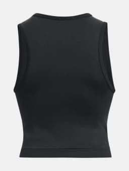 UNDER ARMOUR UA TRAIN SEAMLESS TANK - BLACK / WHITE — (1379148-001)