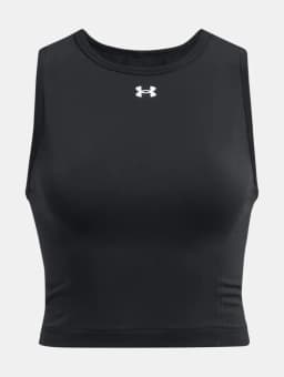 UNDER ARMOUR UA TRAIN SEAMLESS TANK - BLACK / WHITE — (1379148-001)