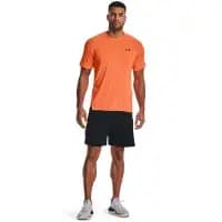 UNDER ARMOUR UA TECH VENT JACQUARD SS - ORANGE BLAST/BLACK - ORANGE BLAST/BLACK — (1377052-866)