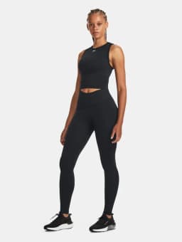 UNDER ARMOUR UA TRAIN SEAMLESS TANK - BLACK / WHITE — (1379148-001)