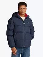 Tommy Hilfiger TOMMY JEANS ESSENTIAL DOWN JACKET - NAVY — (dm0dm19786c1g)