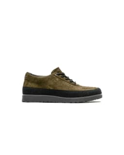 TARVAS EXPLORER - WATER REPELLANT SUEDE - ARMY GREEN — (1621005)