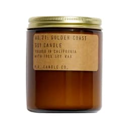 P.F. Candle Co. P.F. CANDLE CO NO.21 GOLDEN COAST 7.2 OZ SOY CANDLE - BROWN — (sc21)