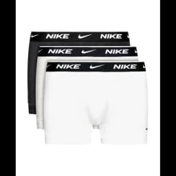 NIKE WAISTBAND 3PACK TRUNK BOXER -  BLACK / GREY / WHIT — (0000ke1008-mp1)