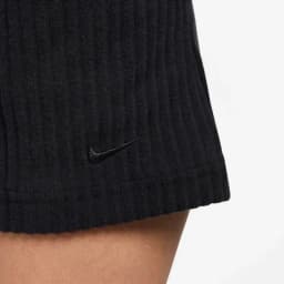 NIKE W NSW CHLL KNT RIB 3IN SHRT - BLACK — (fn3674-010)