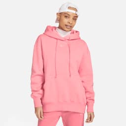NIKE W  PHNX FLC OS PO HOODIE - CORAL CHALK — (dq5860-611)