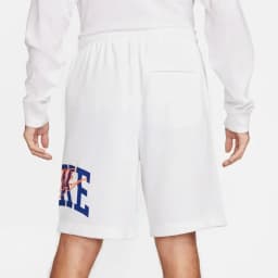 NIKE VARSITY ARCHED GX SHORT - WHITE/SAFTEY ORANGE — (fv5136-100)