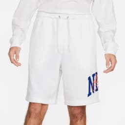 NIKE VARSITY ARCHED GX SHORT - WHITE/SAFTEY ORANGE — (fv5136-100)